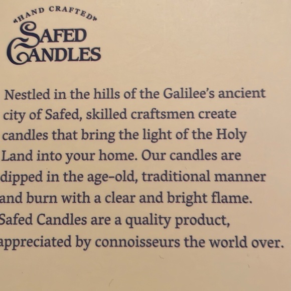 New in box. Safed Candles. Two beautiful multicoloured candles. Hand crafted. - Picture 6 of 9
